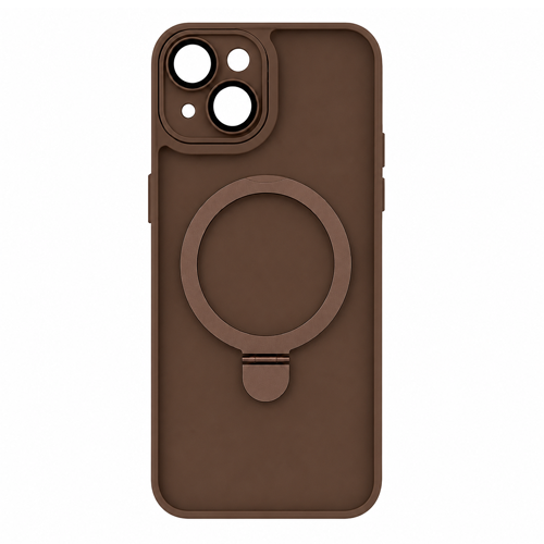 Smoke Magnetic with Kickstand Case for Apple iPhone 16 Pro Max - Brown